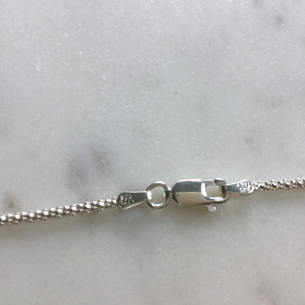 Sterling Silver Om Necklace - Picture 14 of 15